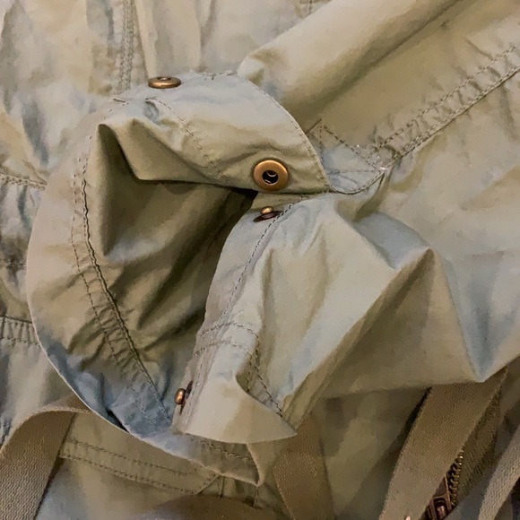 J Crew army green hooded jacket - Picture 7 of 8